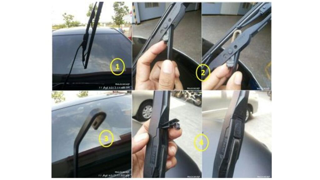 panduan mengganti wiper axia