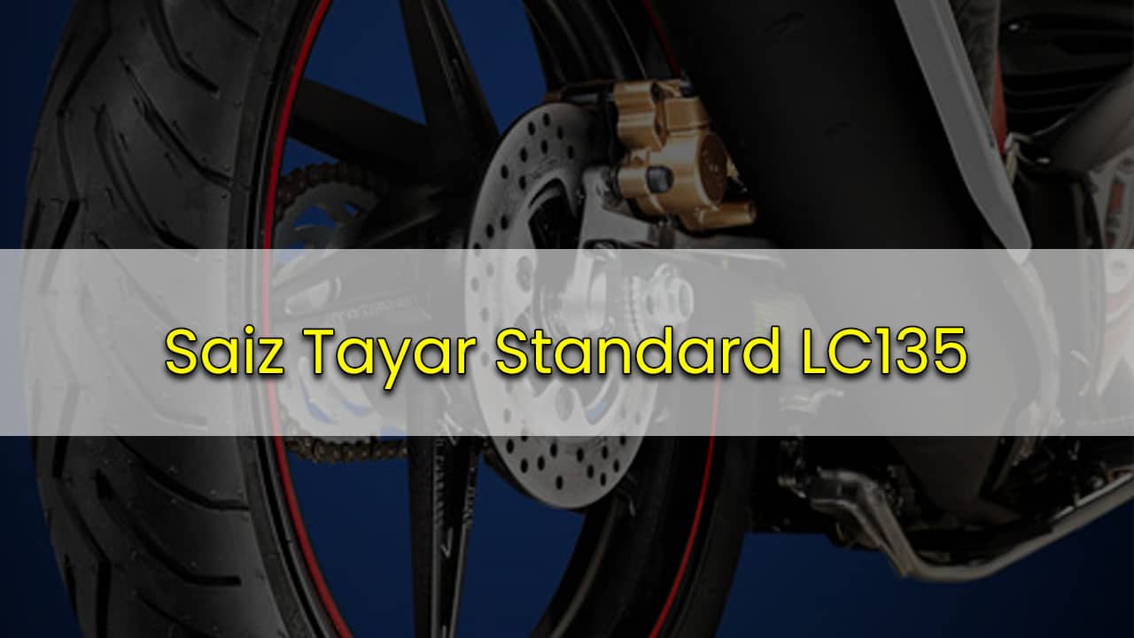 saiz tayar standard lc135